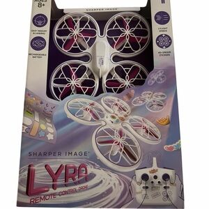 Sharper Image Lyra White and Pink Drone-NEW